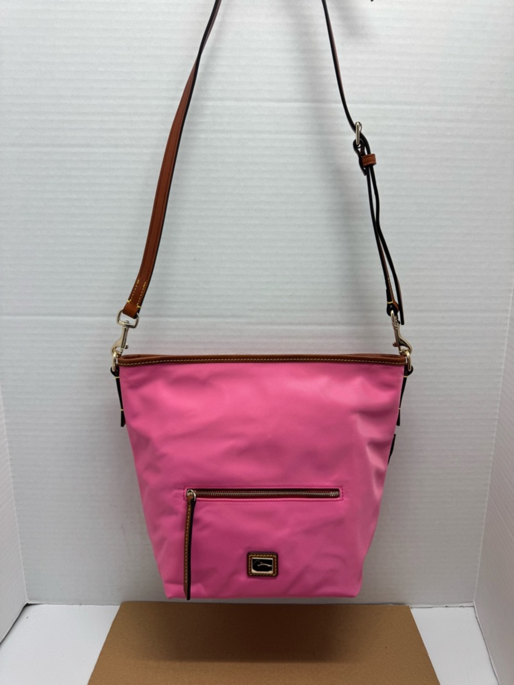 Dooney & Bourke Wayfarer Small Nylon Hobo Crossbody with Leather Trim - Picture 2 of 9